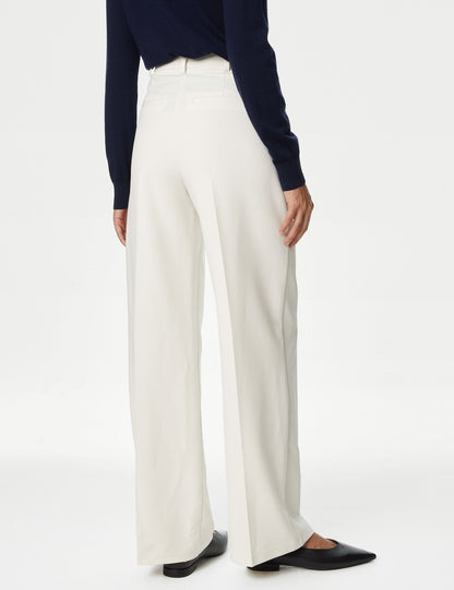 Tailored Fit Wide Leg Pantolon