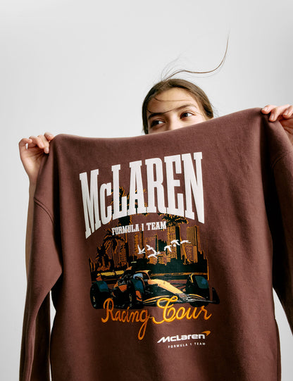 Pamuk Karışımlı Mclaren Kapüşonlu Sweatshirt (6-16 Yaş)