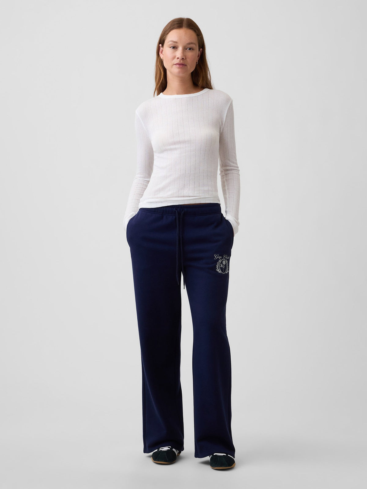 Beyaz Essential Fitiili Pointelle T-shirt