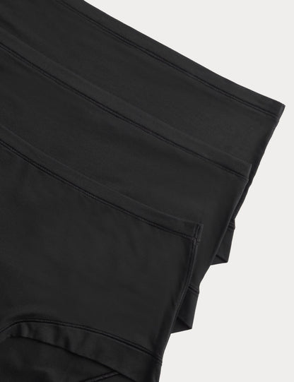 3'lü Flexifit™ Yüksek Bel Şort Külot
