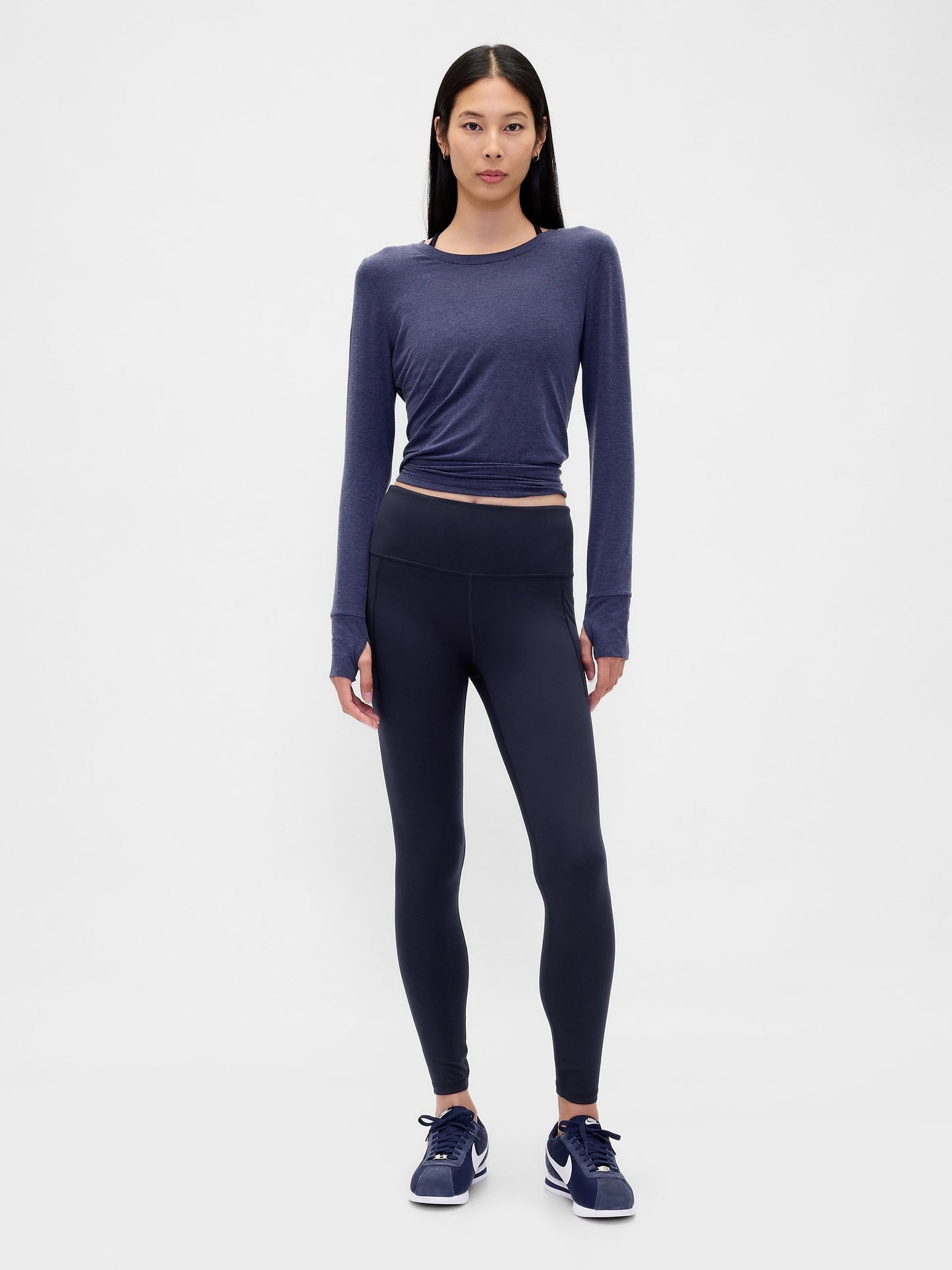 Lacivert Gapfit High Rise Power Full Length Tayt