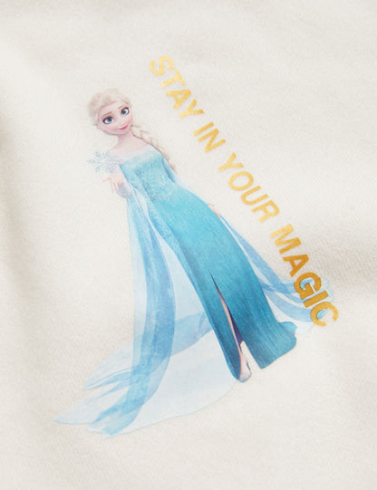 2 Parça Pamuklu Frozen:trade_mark: Jogger Ve T-shirt (2-8 Yaş)