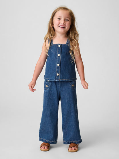 Mavi Denim Shell Askılı Üst