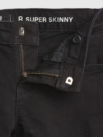 Siyah Everyday Super Skinny Washwell™ Jean Pantolon