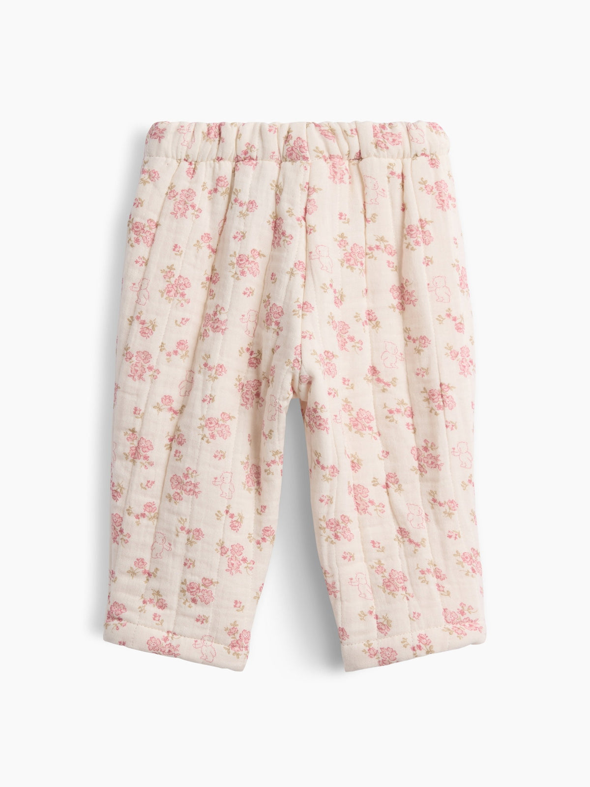 Çok Renkli Kapitone Gauze Pull-on Pantolon