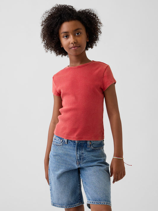Kırmızı Fitilli T-shirt