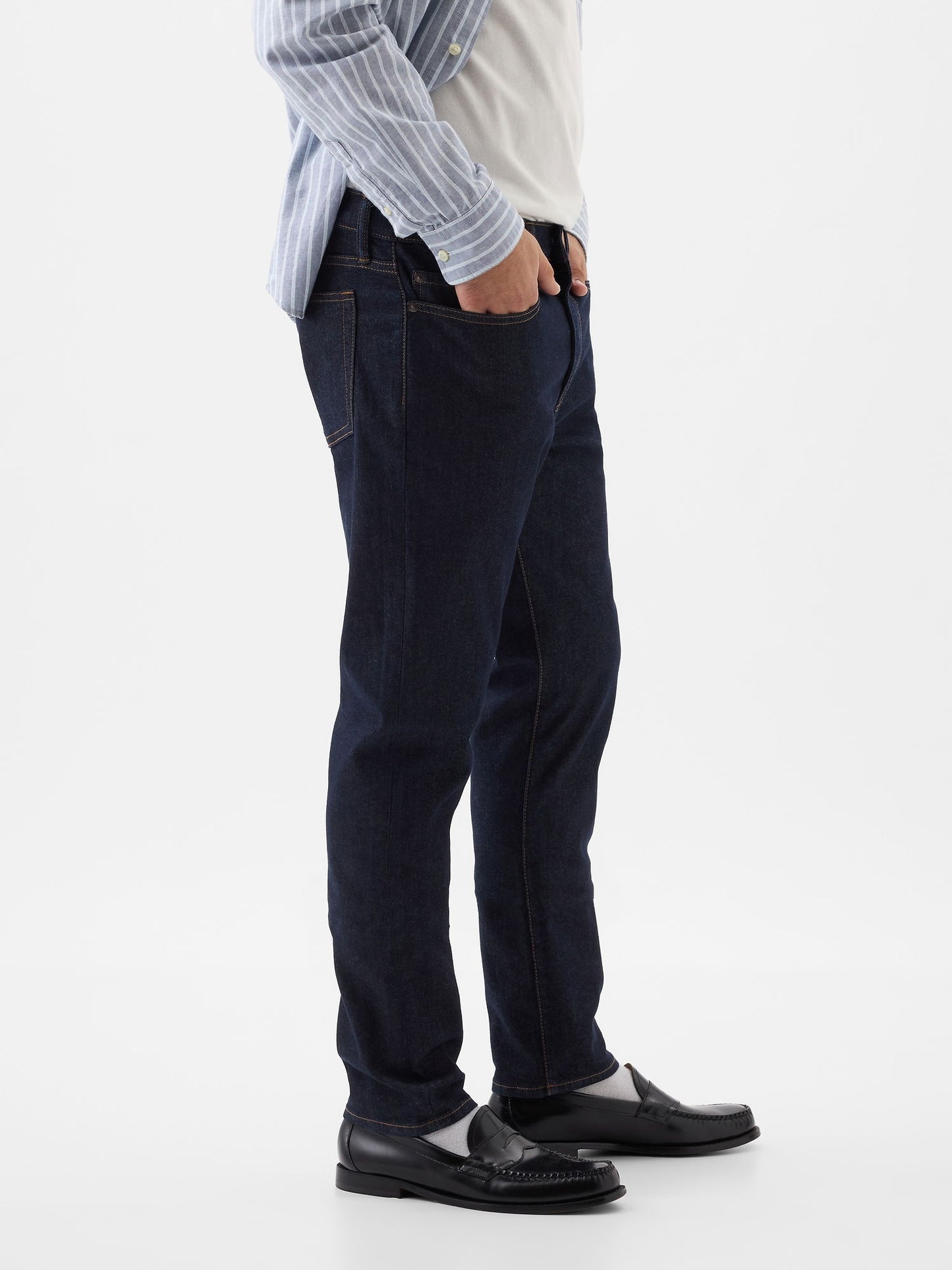 Siyah Gapflex Slim Jean Pantolon