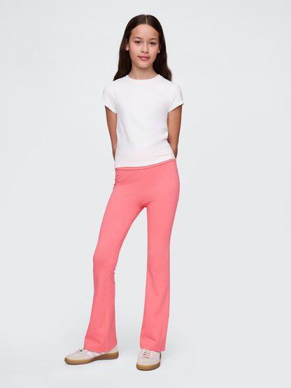 Pembe Flare Legging Tayt
