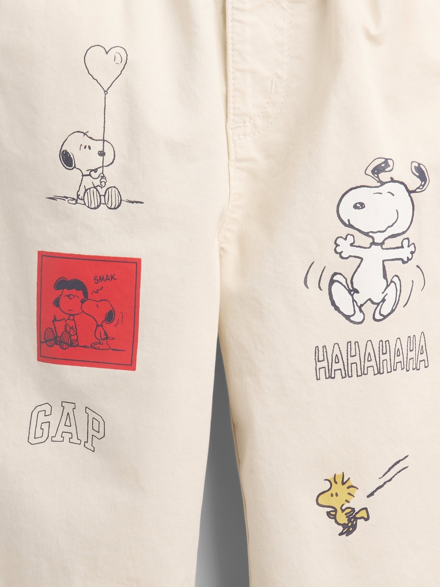 Krem Peanuts Pull-on Barrel Pantolon
