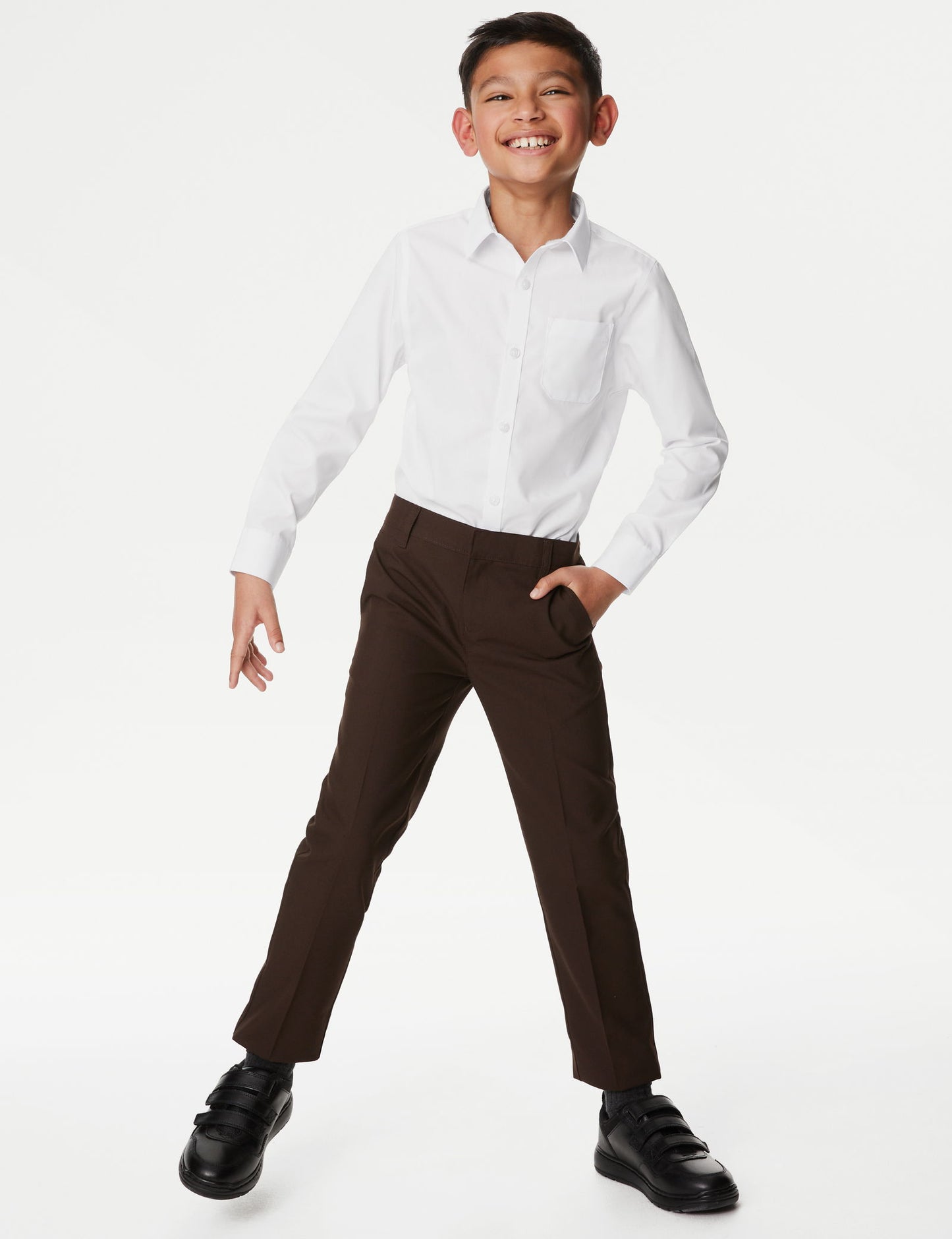 2'li Slim Fit Uzun Kollu Gömlek (2-18 Yaş)
