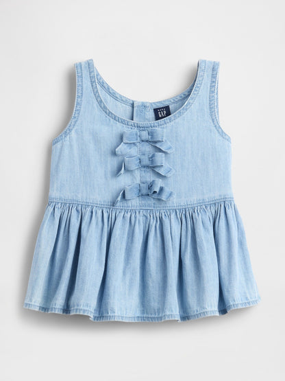 Mavi Fiyonk Denim Bluz