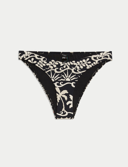 Desenli Yüksek Kesim Bikini Altı