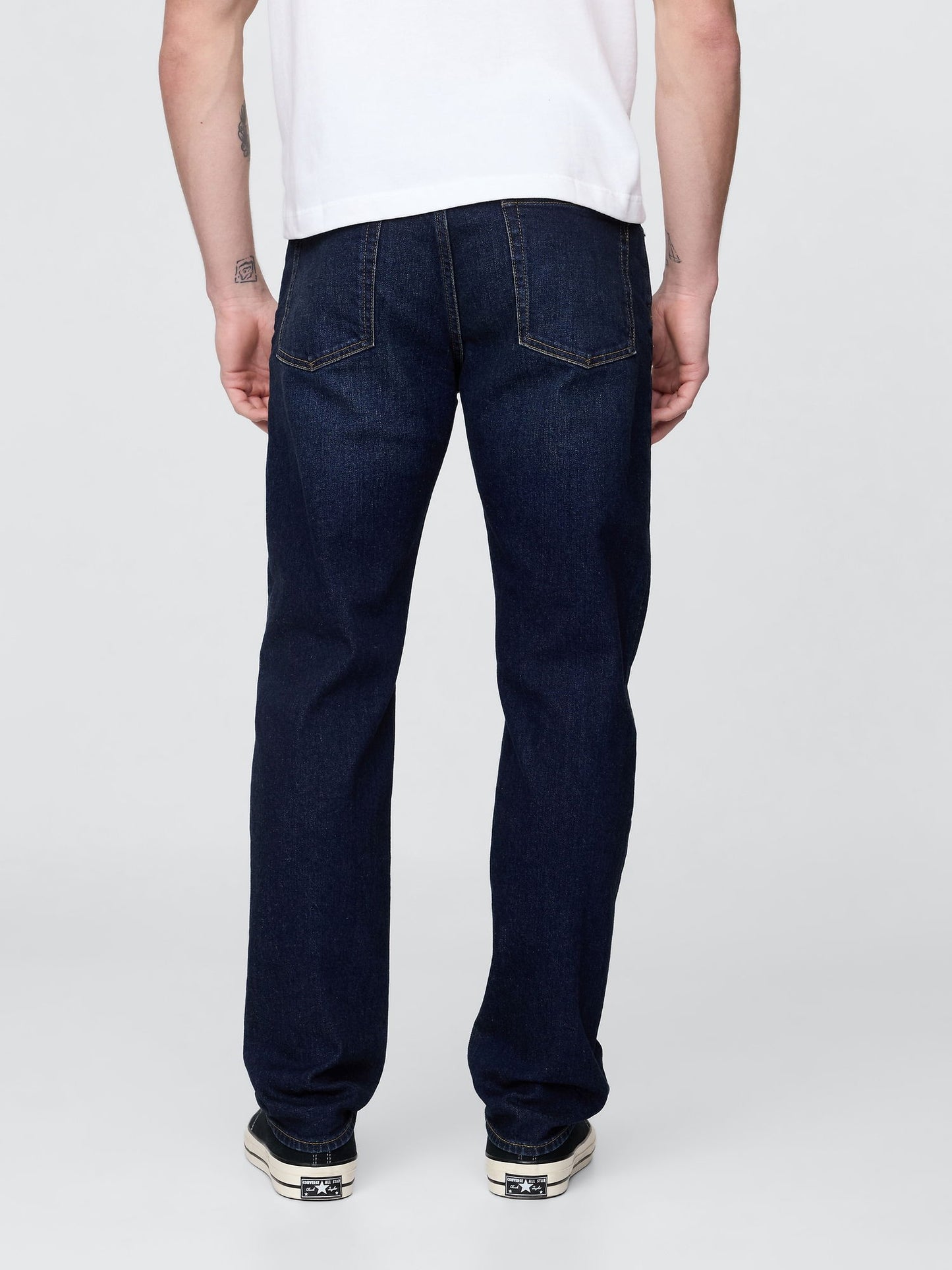 Koyu Mavi Gapflex Straight Jean Pantolon