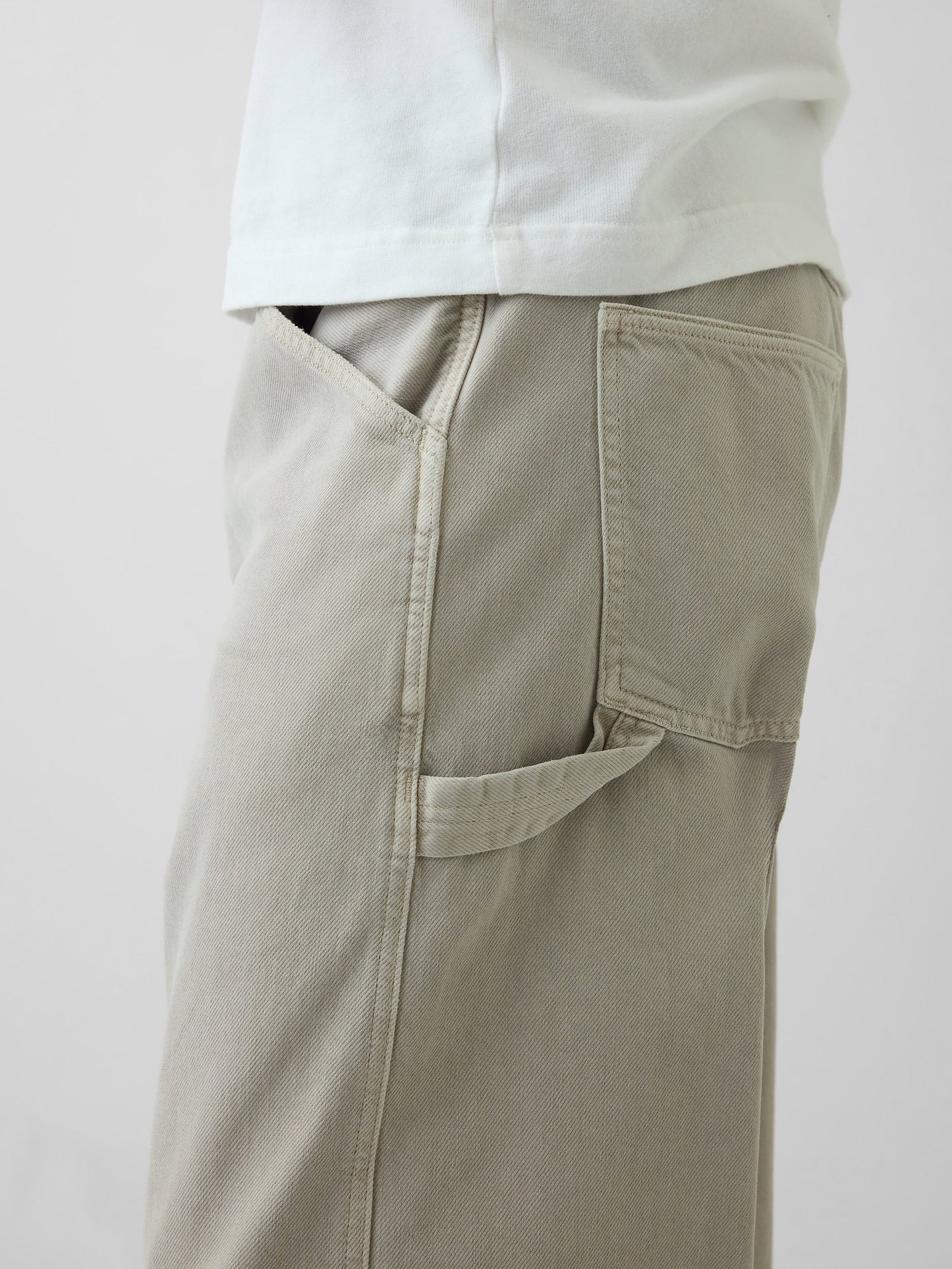 Açık Yeşil Ultrasoft Baggy Carpenter Jean Pantolon