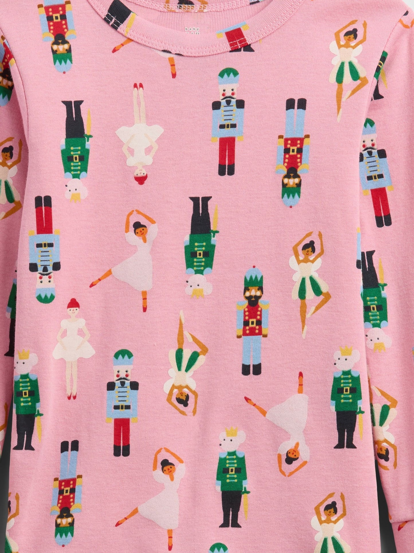 Pembe Gap %100 Organik Pamuk Holiday Pijama Takımı