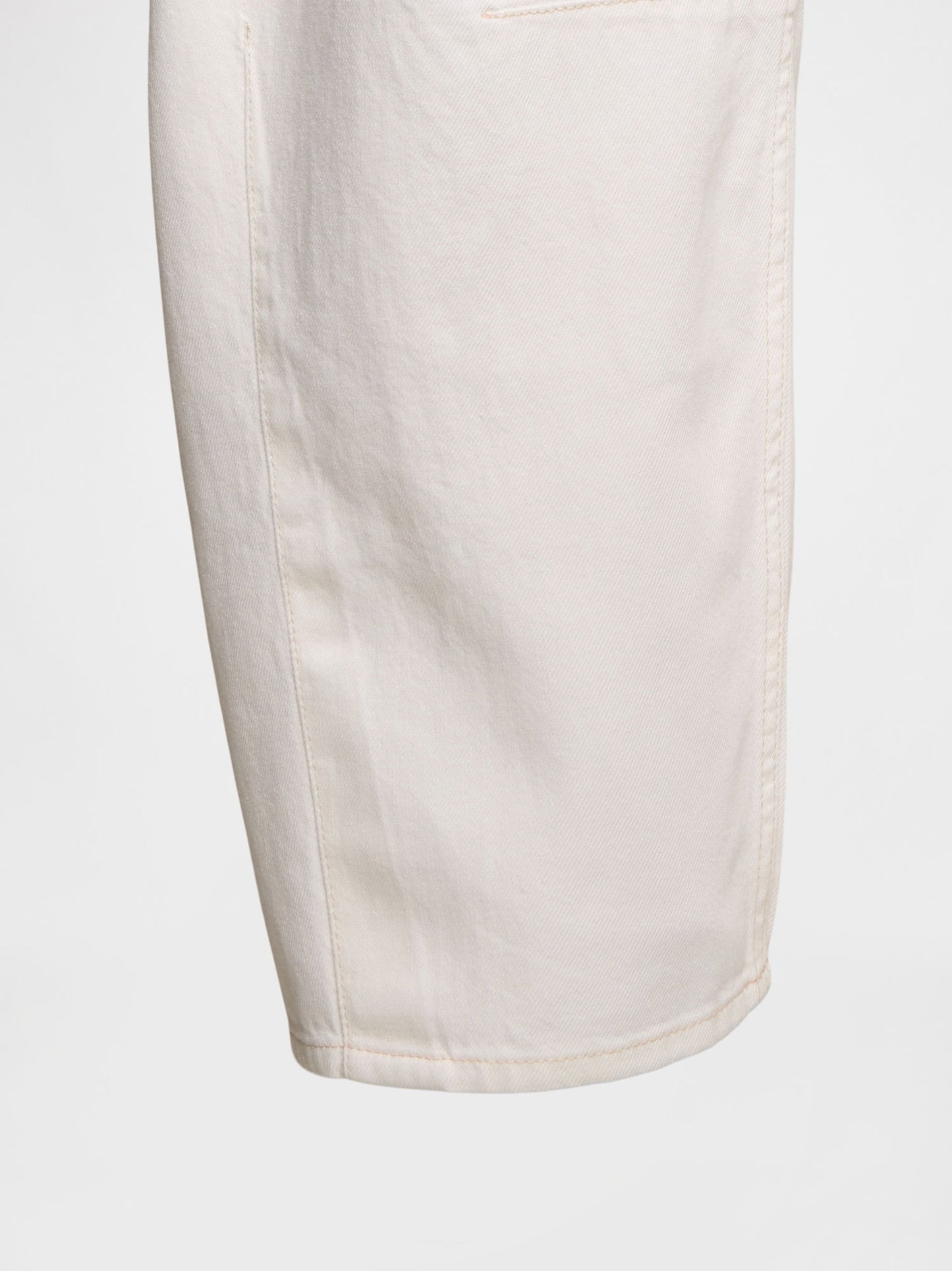 Kırık Beyaz High Rise Ultrasoft Horseshoe Jean Pantolon