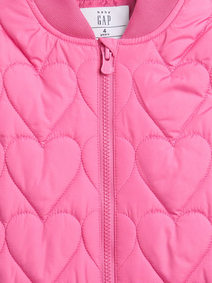 Pembe Coldcontrol Kapitone Bomber Ceket