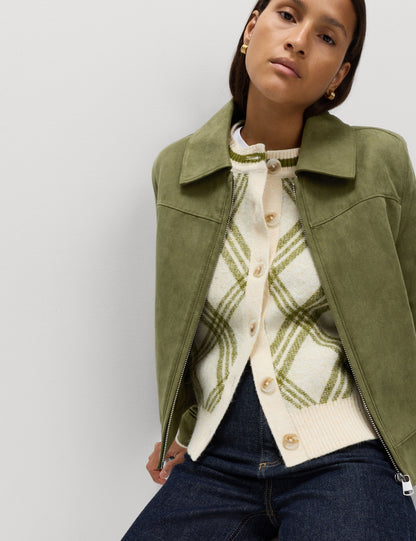 Süet Harrington Ceket
