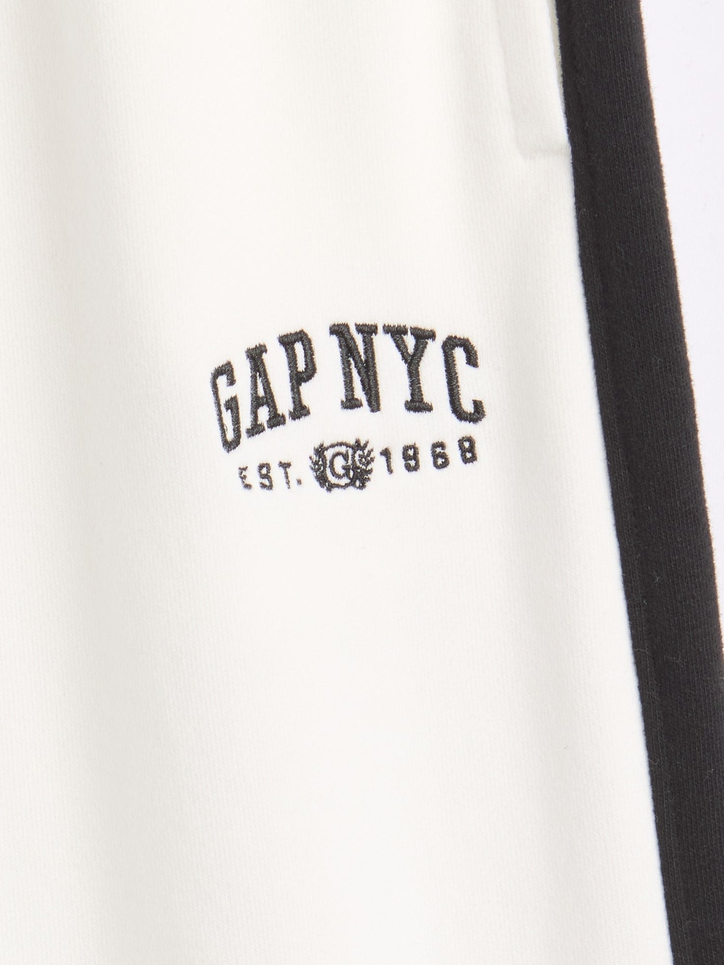 Beyaz Vintagesoft Baggy Gap Logo Pantolon