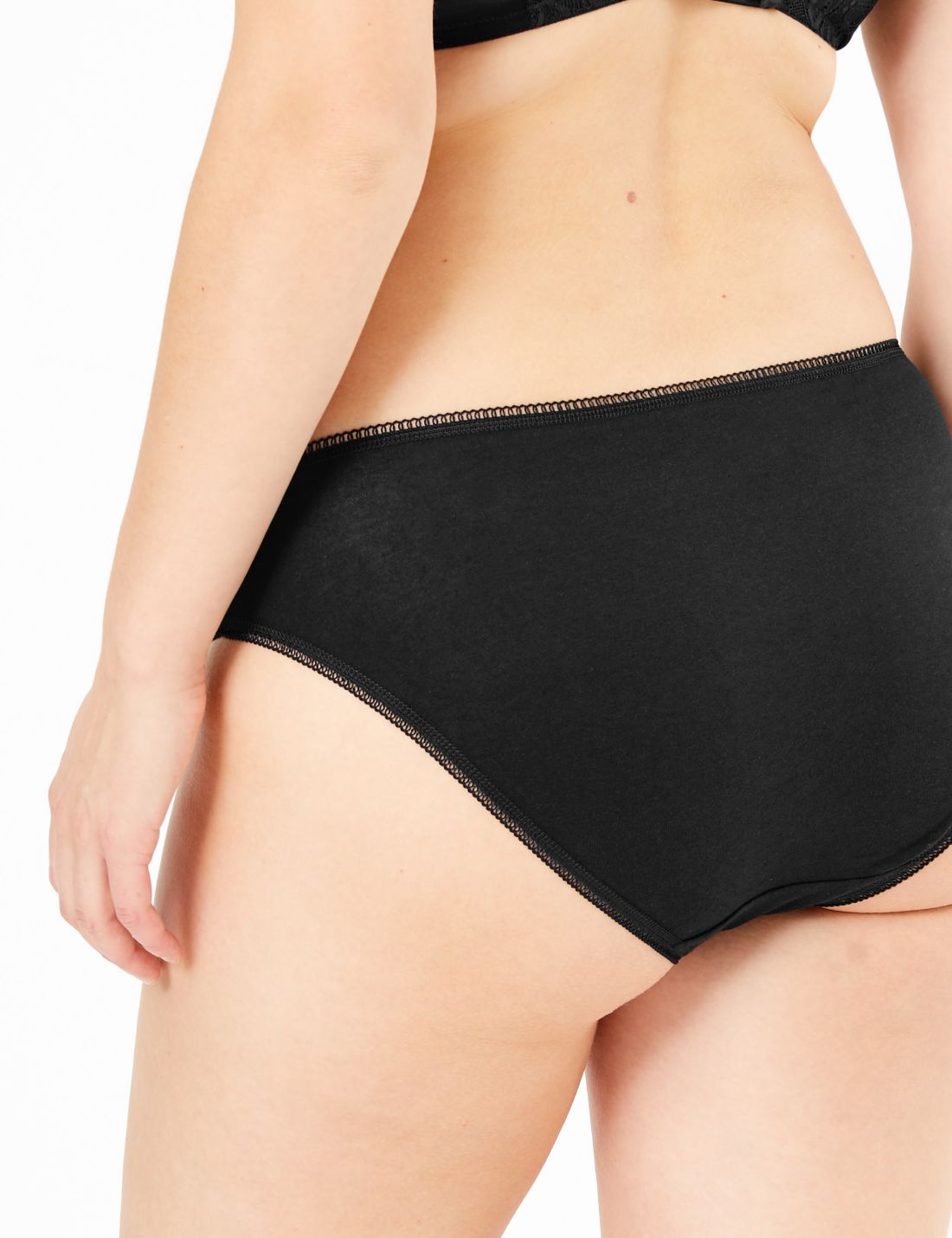 5'li Cotton Lycra:registered: High Leg Külot Seti