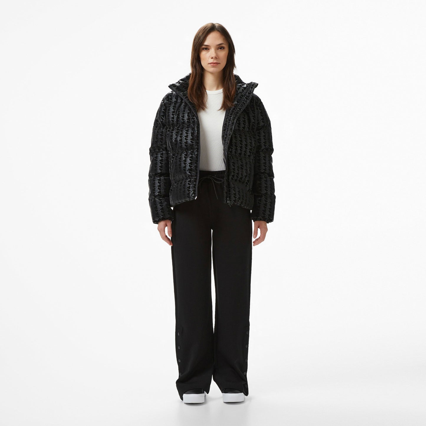 Lacoste Kadın Straight Fit Siyah Eşofman Altı