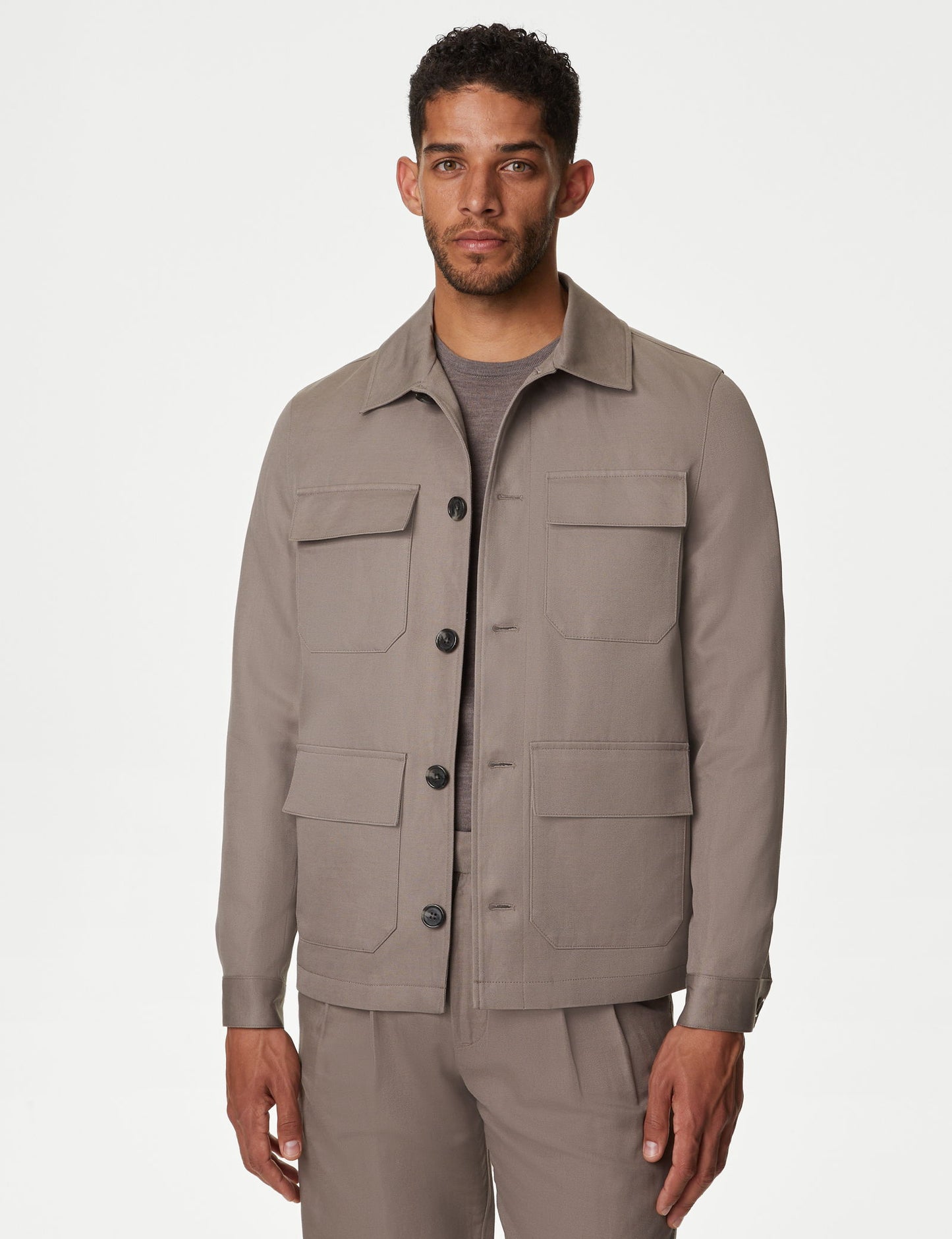 Regular Fit Safari Ceket