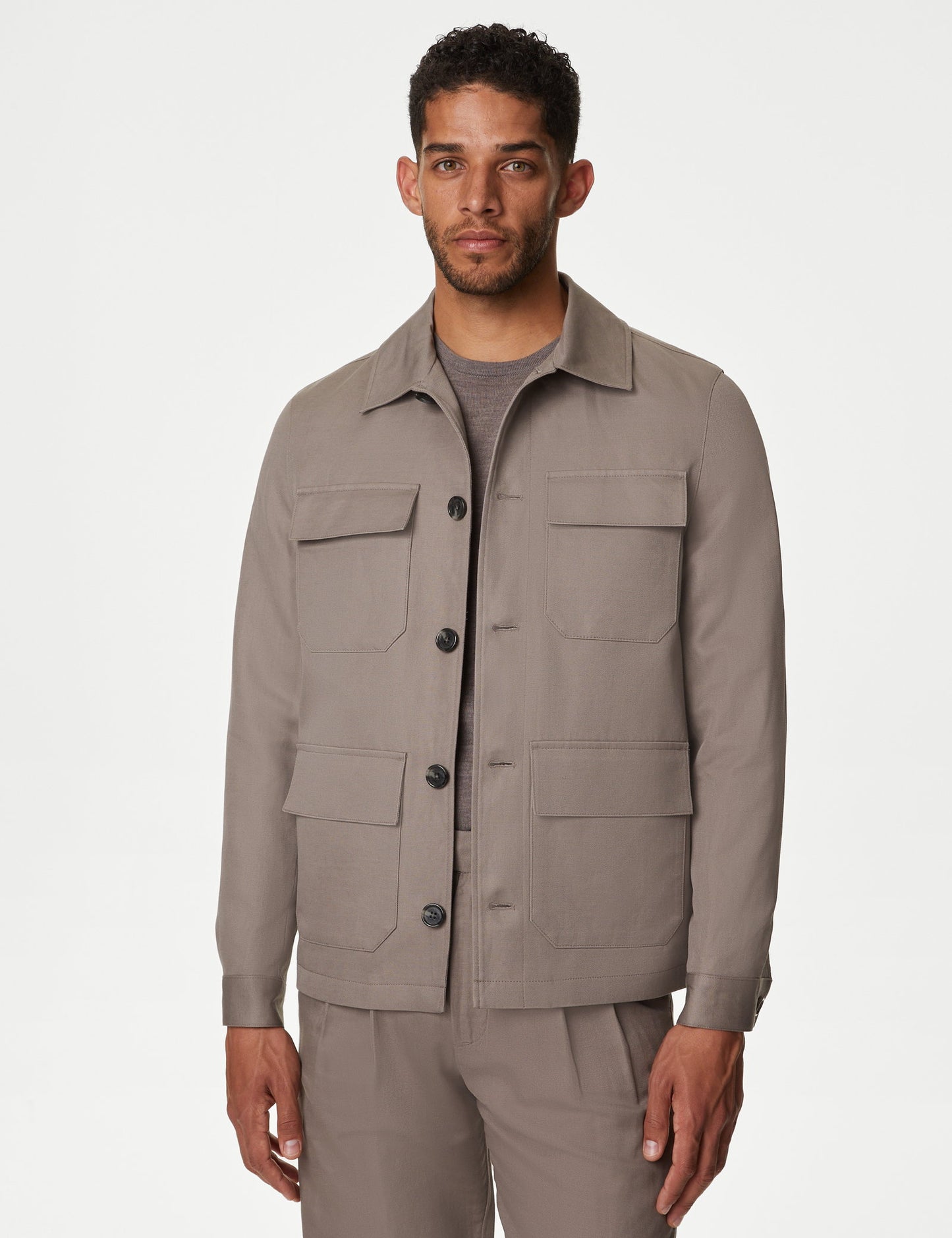 Regular Fit Safari Ceket