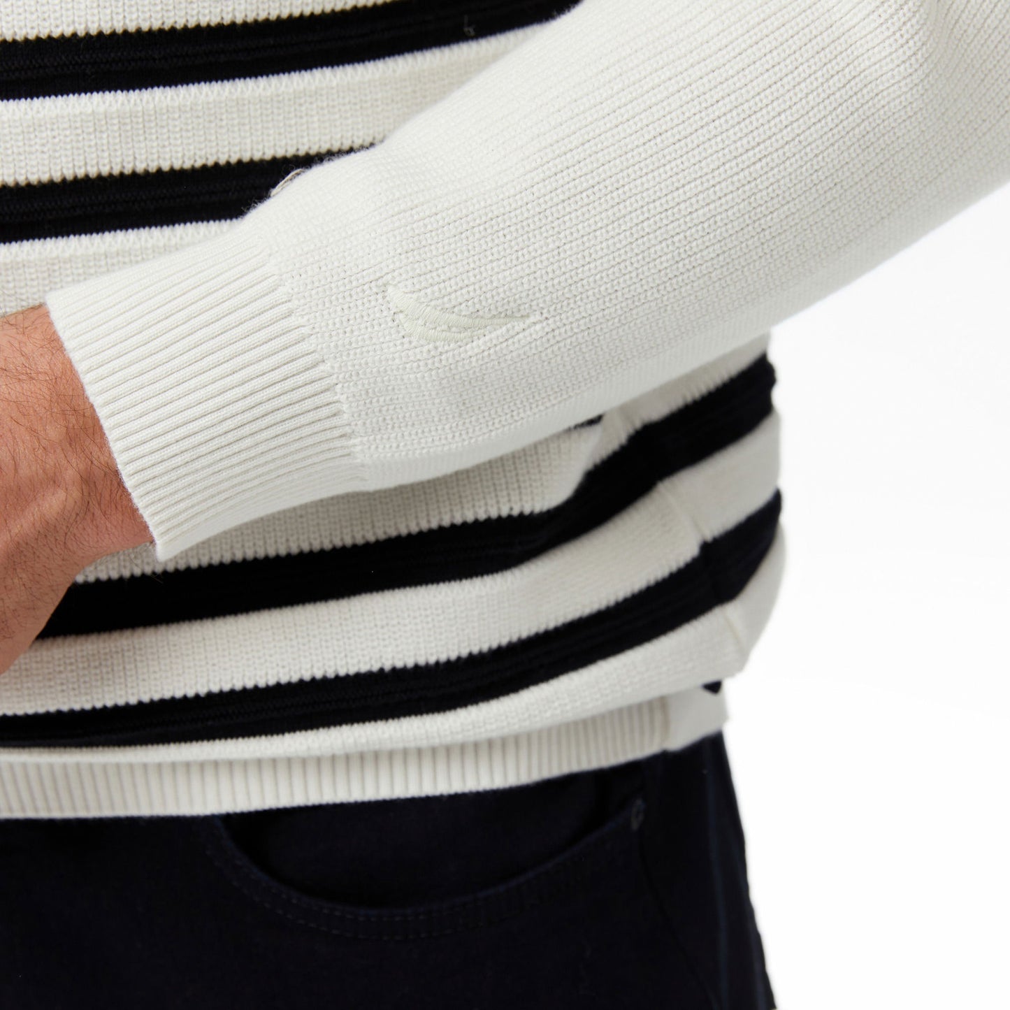 Nautica Erkek Krem Classic Fit Kazak