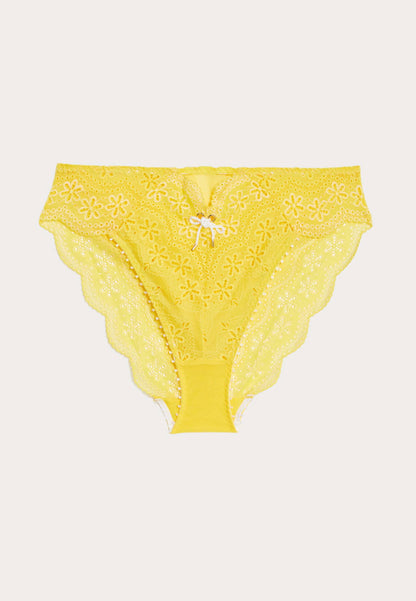 Lova Dantel Detaylı High Leg Külot