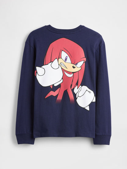 Lacivert Relaxed Grafik T-shirt