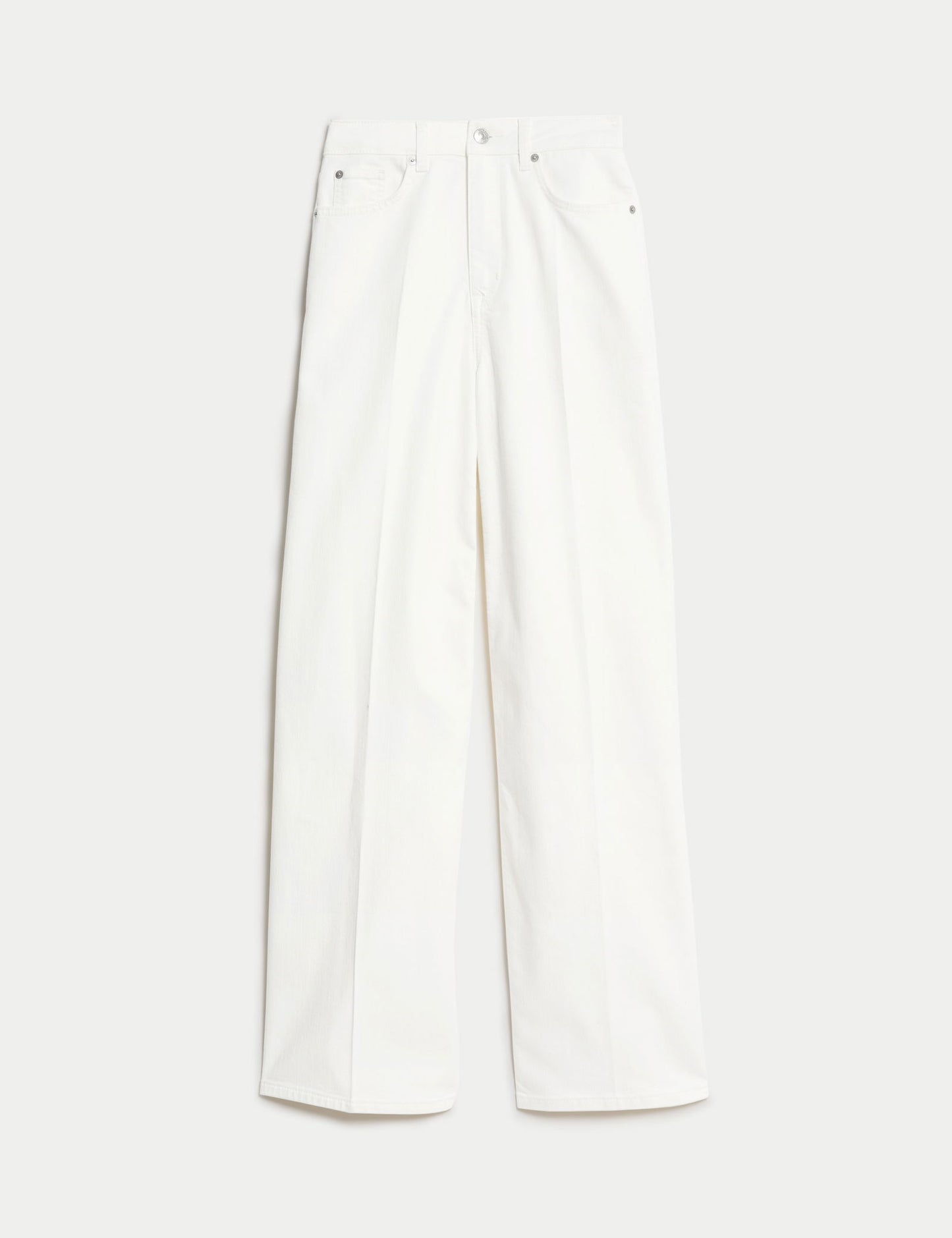 Yüksek Bel Wide Leg Jean Pantolon