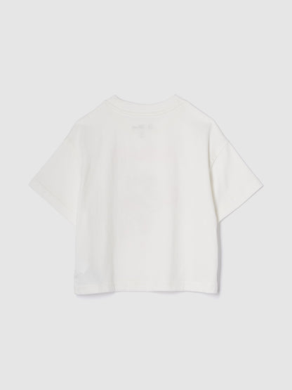 Beyaz Gap × Disney Grafik T-shirt