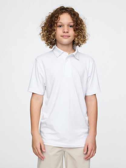 Beyaz Gapfit Tech Performans Polo T-shirt