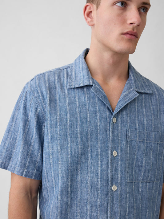Mavi Denim Dobby Resort Gömlek