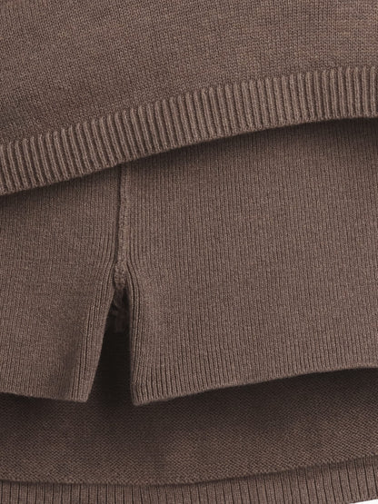 Bordo 100% Pamuk Mini Triko Şort Etek