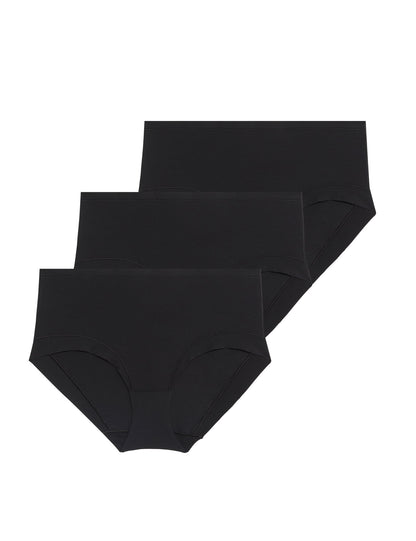 3'lü Flexifit™ Yüksek Bel Şort Külot