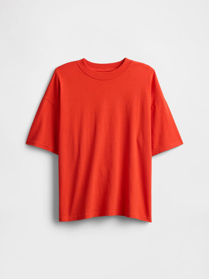 Kırmızı Gap Logo Relaxed T-shirt