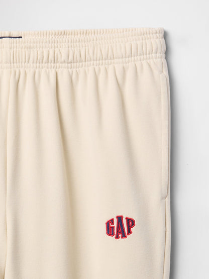 Bej Gap Logo Vintagesoft Fransız Havlu Kumaşı Jogger Eşofman Altı