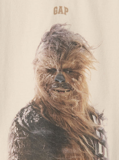 Bej Gap Logo Star Wars Grafikli T-shirt