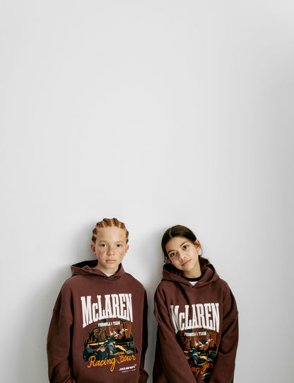 Pamuk Karışımlı Mclaren Kapüşonlu Sweatshirt (6-16 Yaş)