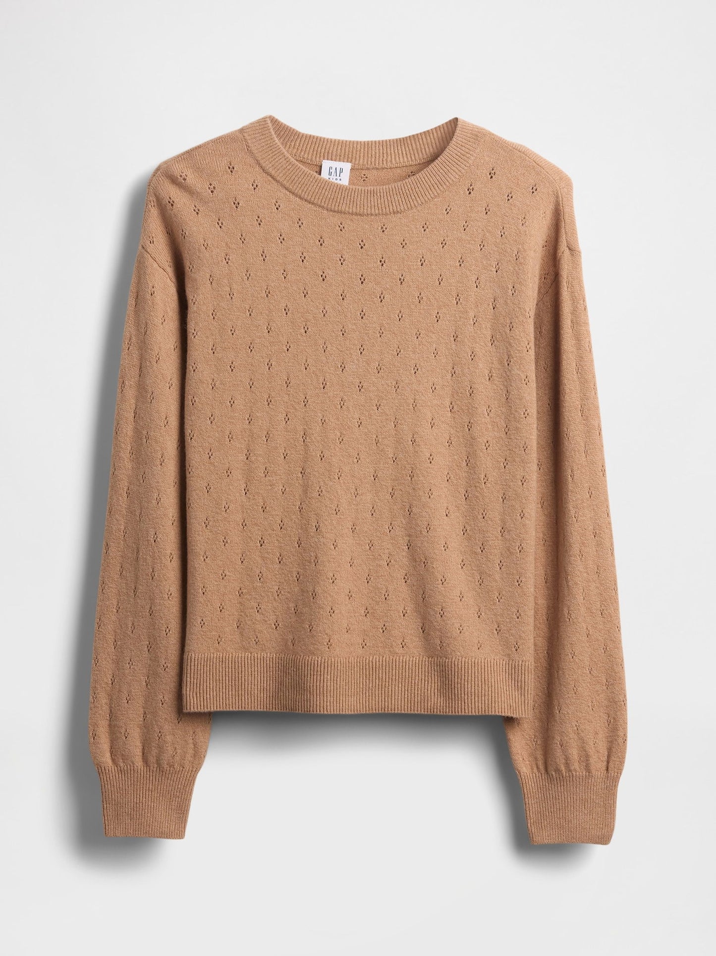 Kahverengi Cashsoft Relaxed Pointelle Kazak
