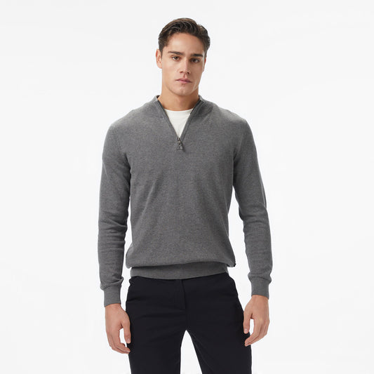 Nautica Erkek Gri Classic Fit Kazak