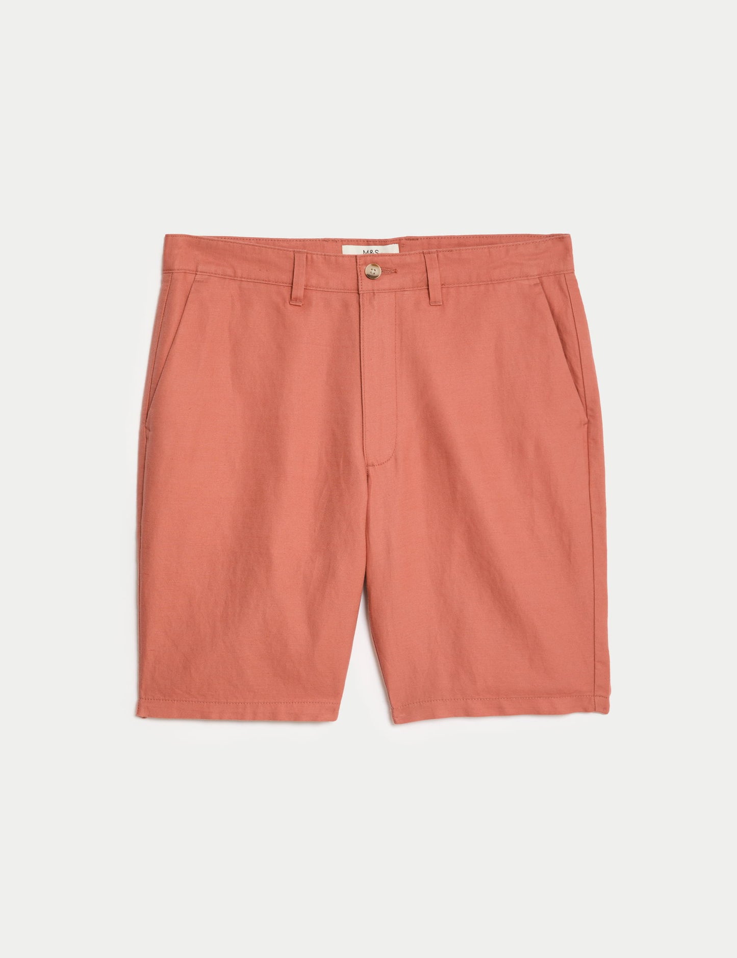 Regular Fit Keten Chino Şort