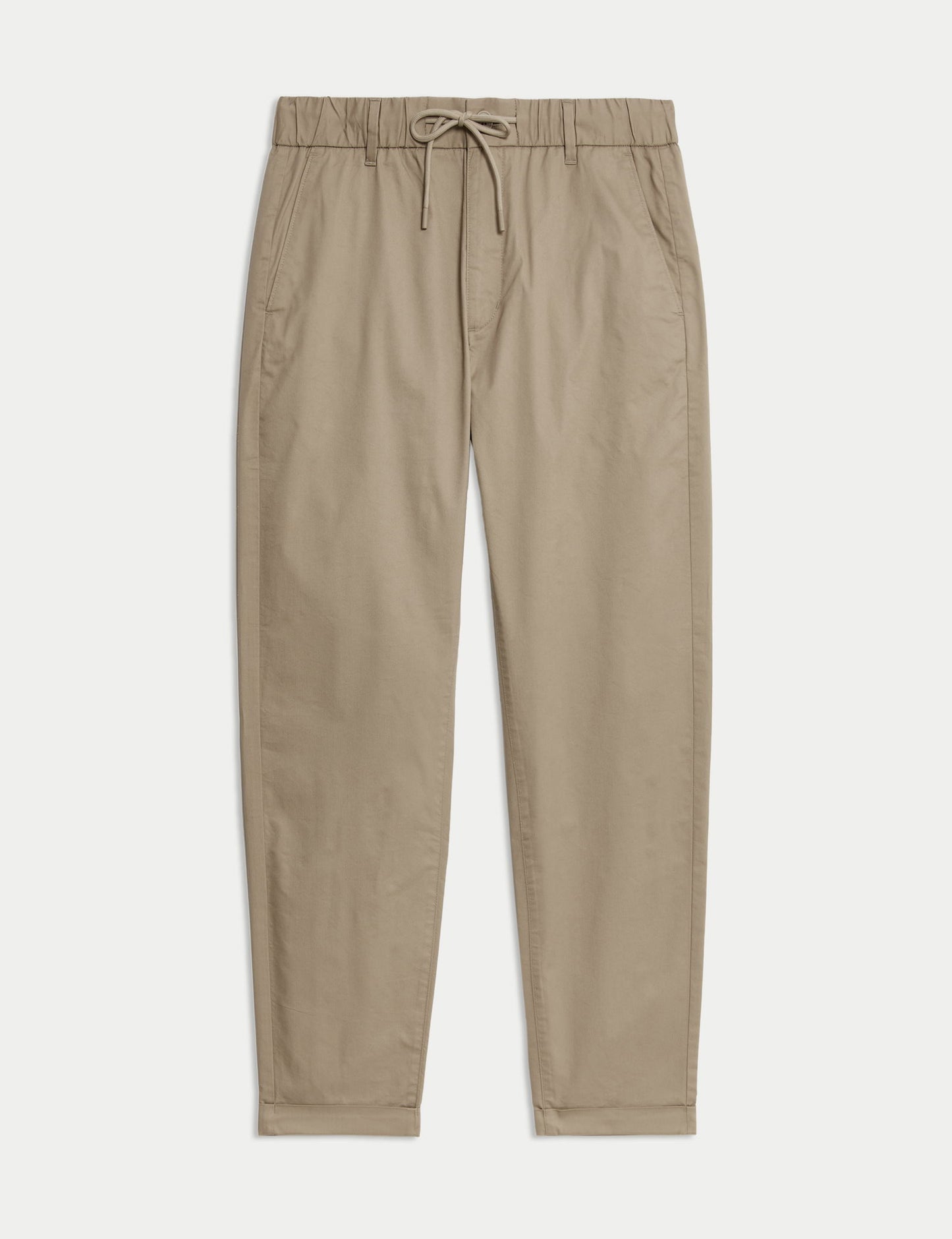 Lightweight Tapered Fit Lastikli Bel Pantolon