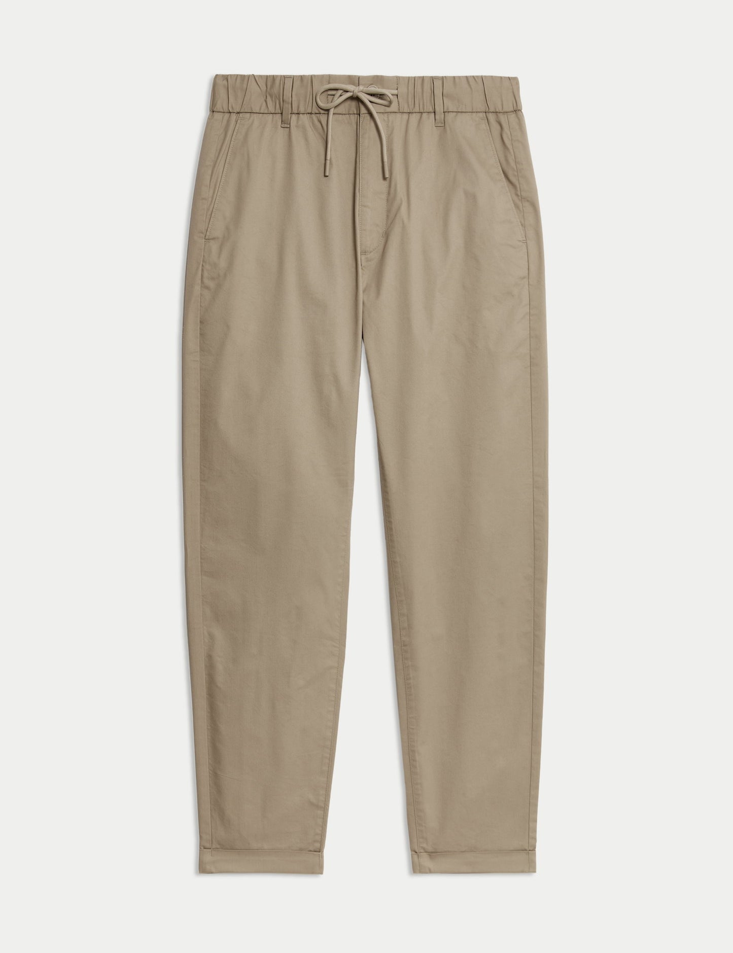 Lightweight Tapered Fit Lastikli Bel Pantolon