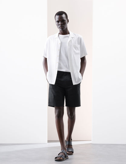 Pamuk Karışımlı Regular Fit Lightweight Chino Şort
