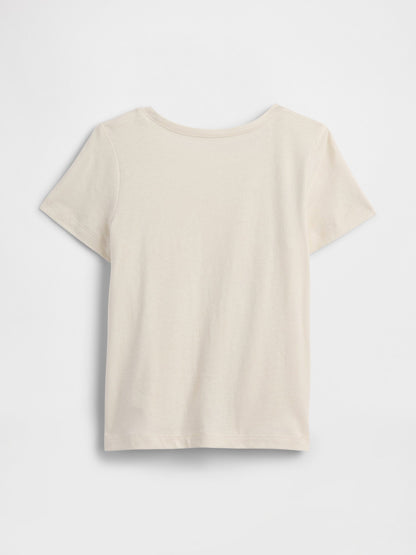 Lila Babygap Logo T-shirt