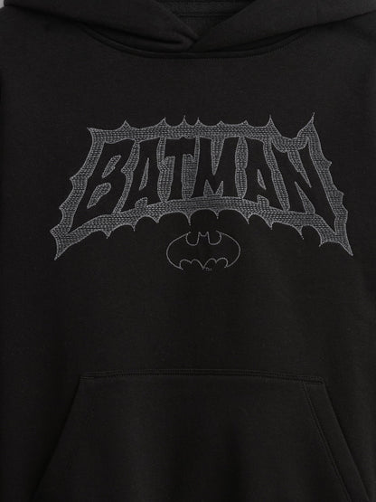 Siyah Vintagesoft Batman Sweatshirt