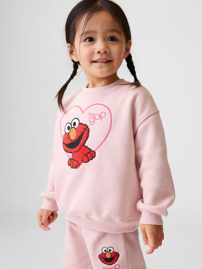 Pembe Sesame Street Vintagesoft Sweatshirt