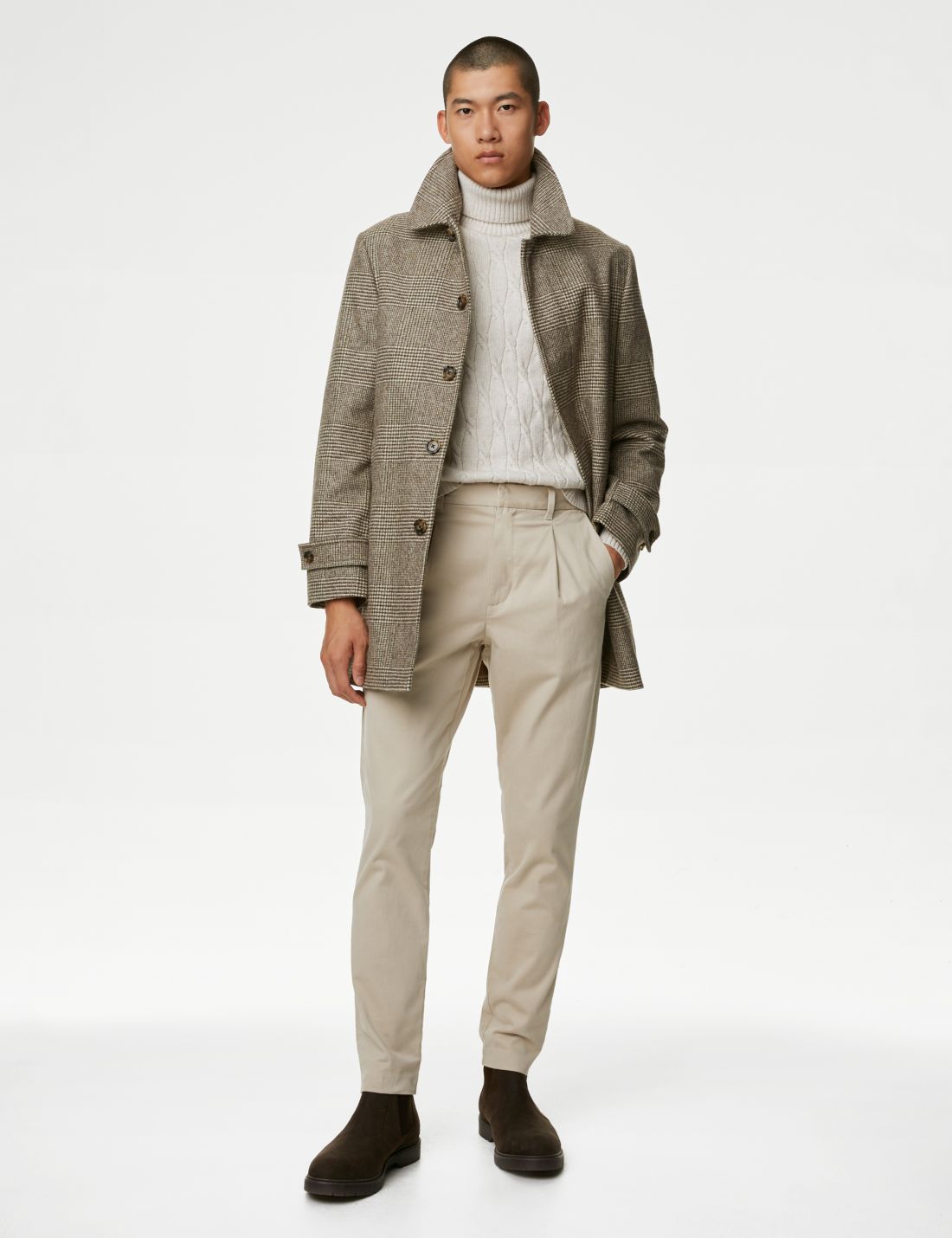 Tapered Fit Chino Pantolon